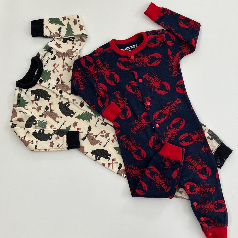 Little Blue House Sleepers (size 12-18m)